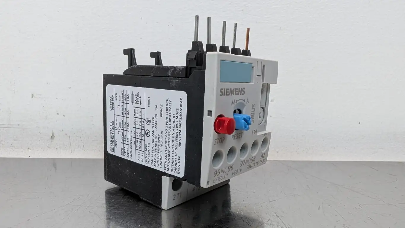 Siemens 3RU1116-1AB0 Thermal Overload Relay 1.1-1.6A - Image 3