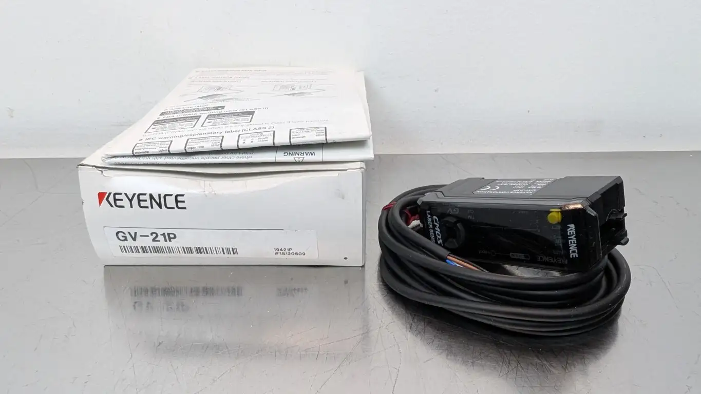 Keyence GV-21P Laser Sensor 1.5/3/10/20/50 ms 10-30VDC