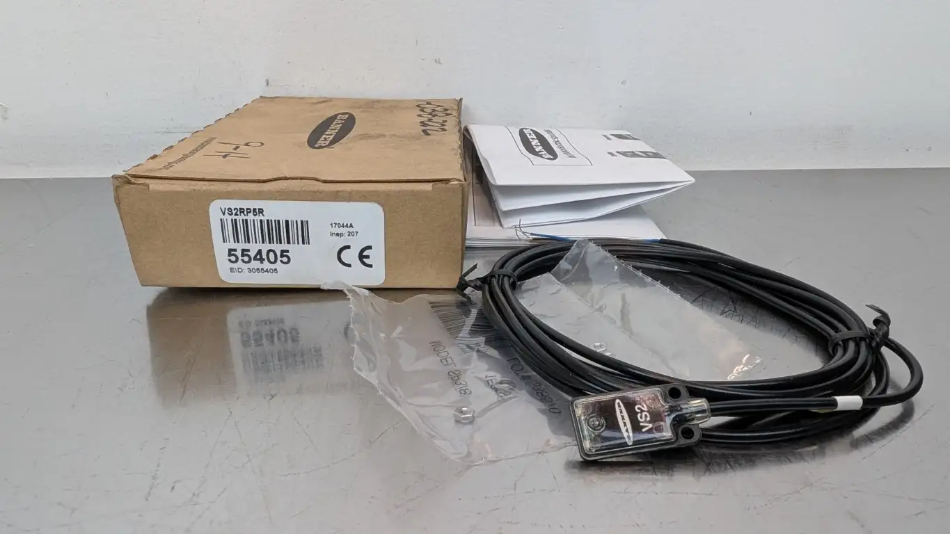 Banner VS2RP5R Ultra Thin Miniature Sensor Receiver 55405 2m 10-30VDC