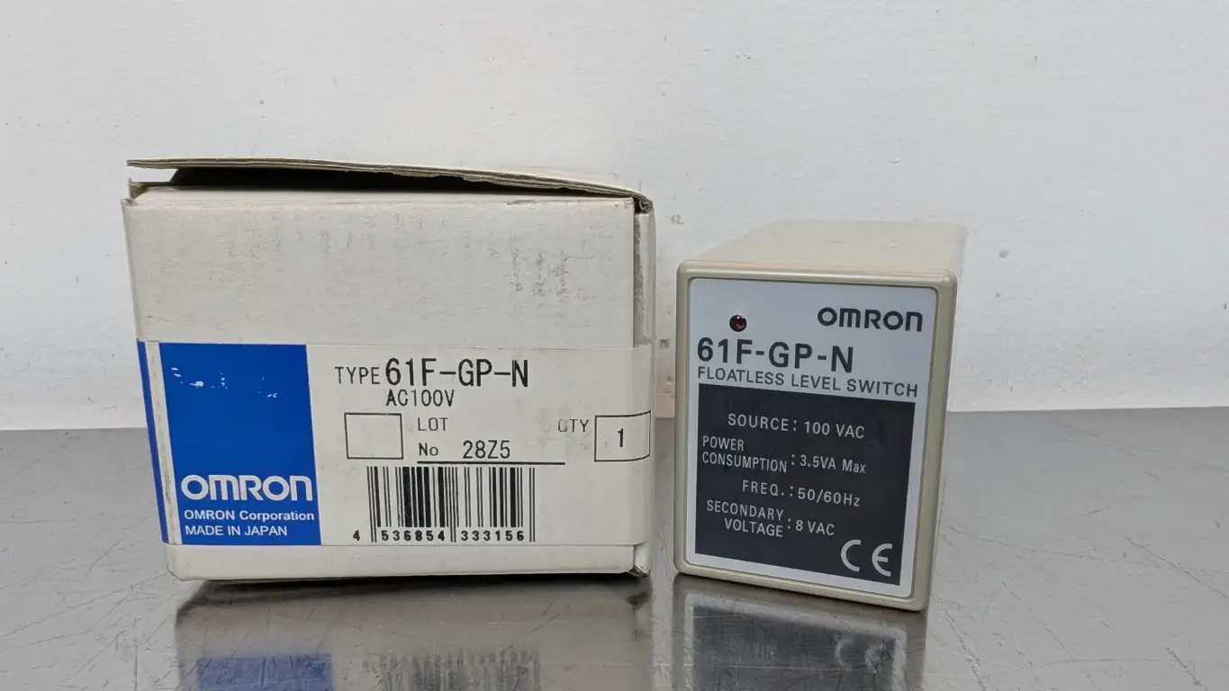 Omron 61F-GP-N Floatless Level Switch Ser 100V 100VAC