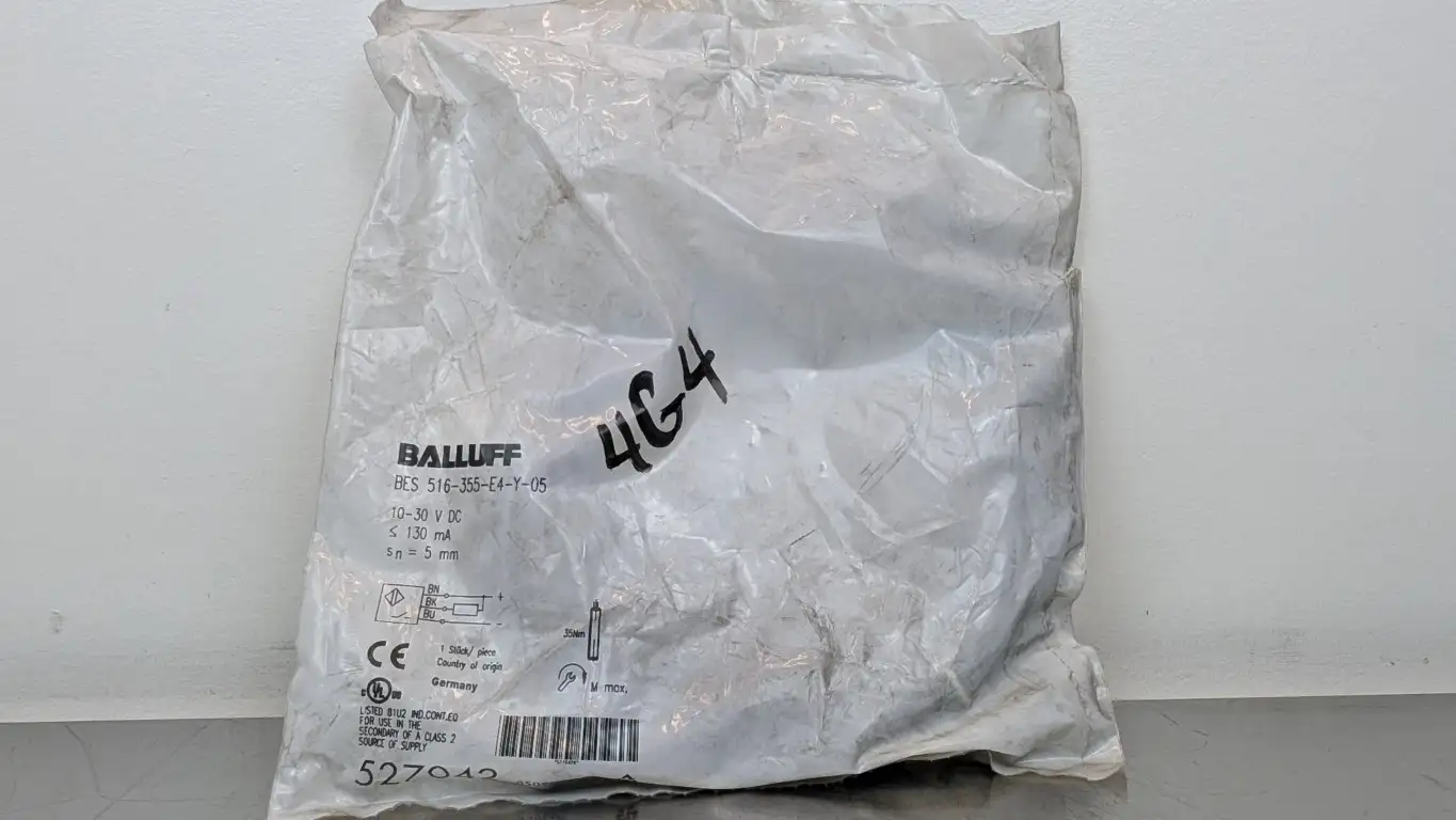 Balluff BES 516-355-E4-Y-05 Inductive Proximity Sensor BES00U9 5mm 10-30VDC