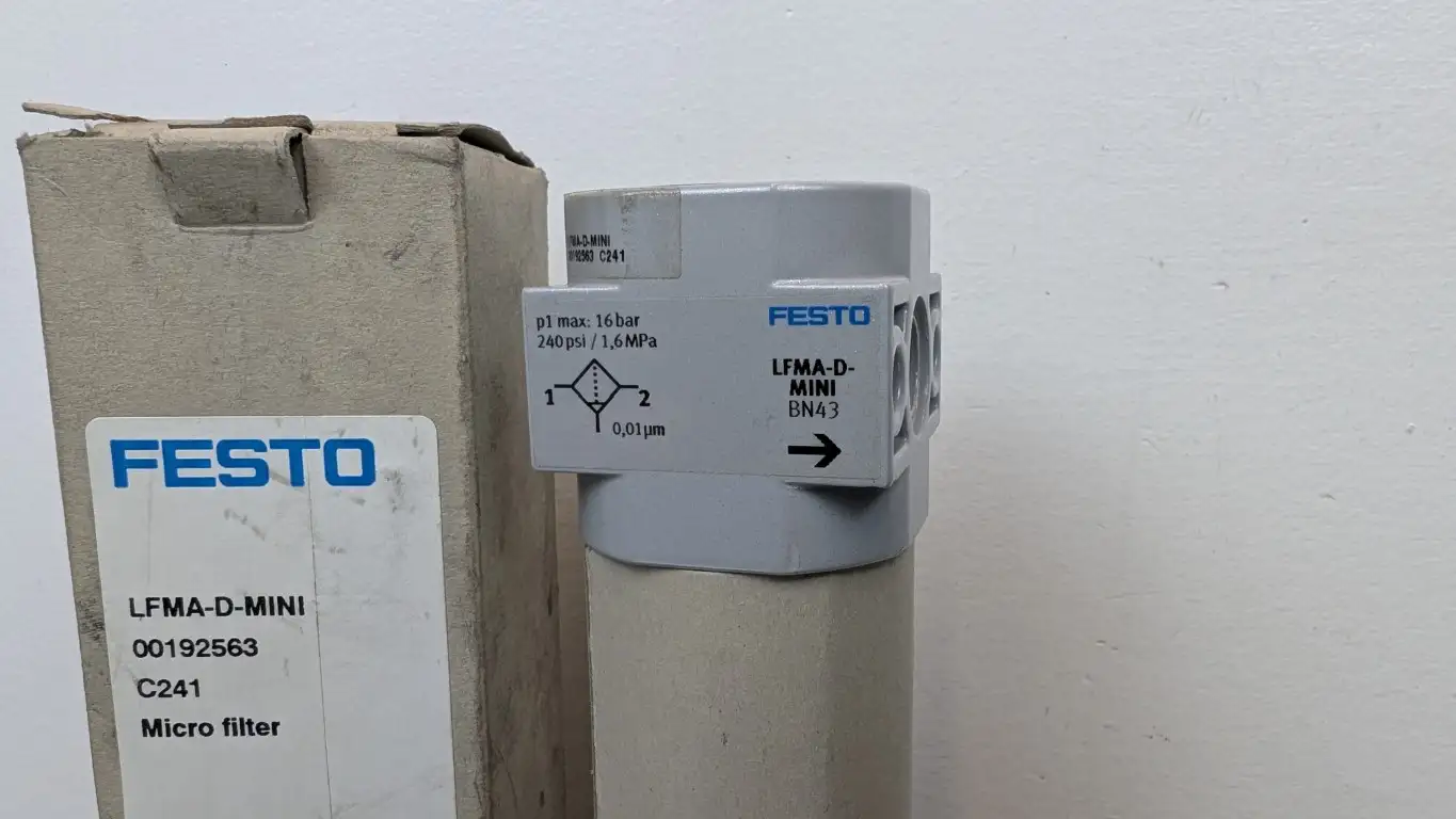 Festo LFMA-D-MINI Micro Filter 00192563 240 PSI - Image 2