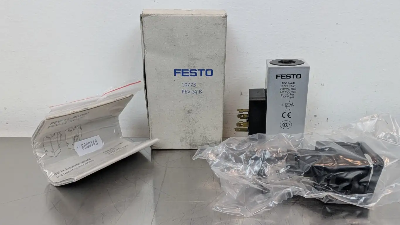 Festo PEV-1/4-B Pressure Switch 10773 15-175 PSI 250VAC/125VDC