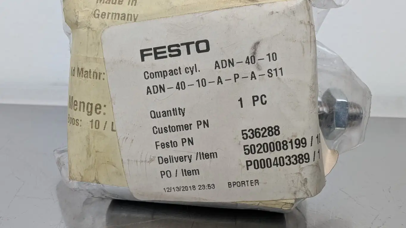 Festo AND-40-10-A-P-A-S11 Compact Pneumatic Cylinder 536288 - Image 4