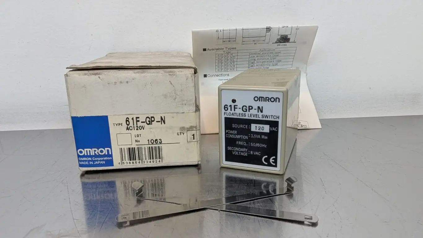 Omron 61F-GP-N Floatless Level Switch Ser 120V 120VAC