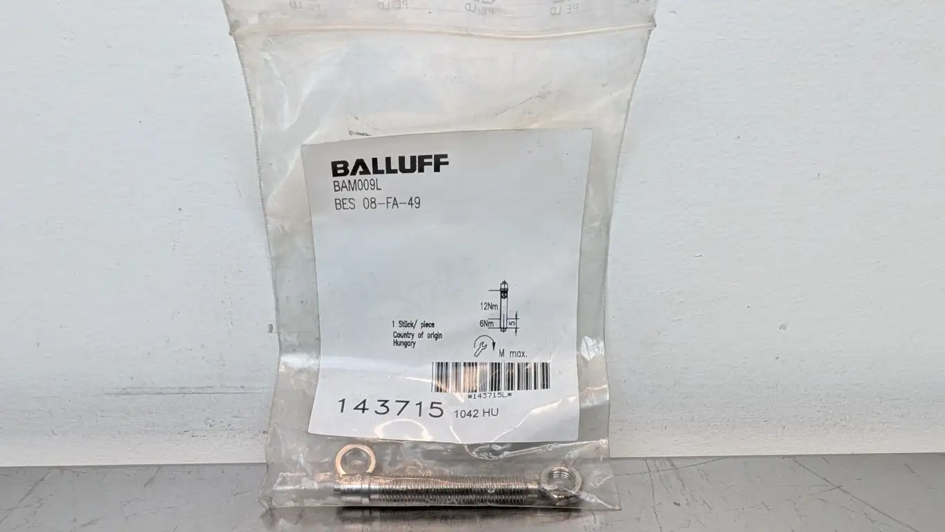 Balluff BAM009L Plunger Probe Positive Stop BES 08-FA-49 M8 8x57mm