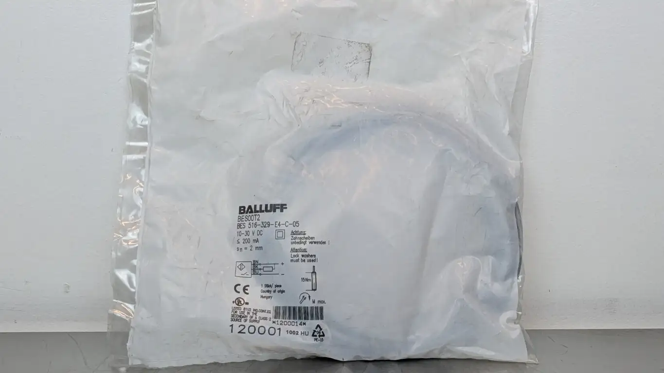 Balluff BES00T2 Inductive Proximity Sensor BES 516-329-E4-C-05 2mm