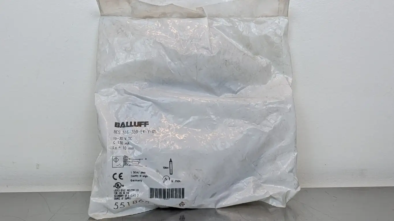 Balluff BES00W7 Inductive Proximity Sensor BES 516-359-E4-Y-05 10mm 10-30VDC