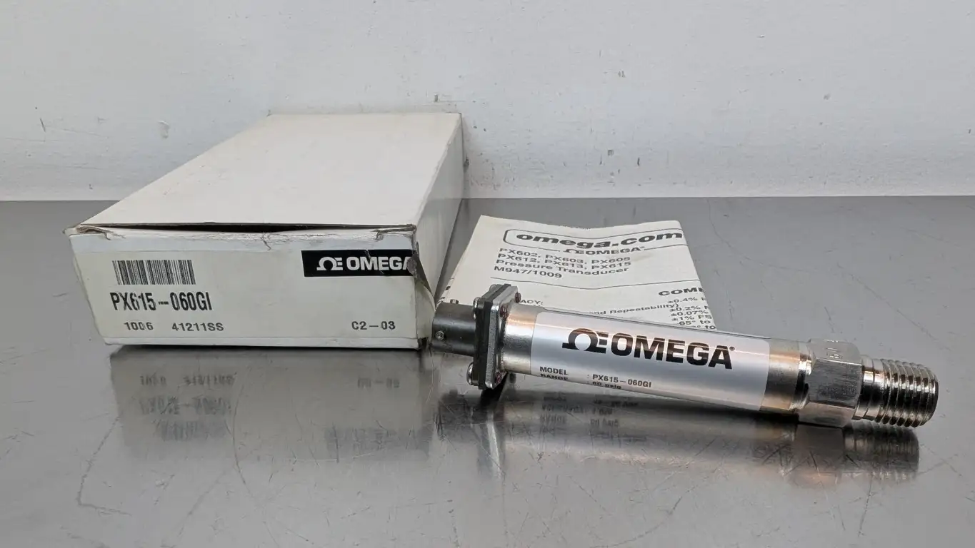 Omega PX615-060GI Pressure Transducer 60 PSI 1/4″ NPT Dwyer 10-36VDC 4-20mA
