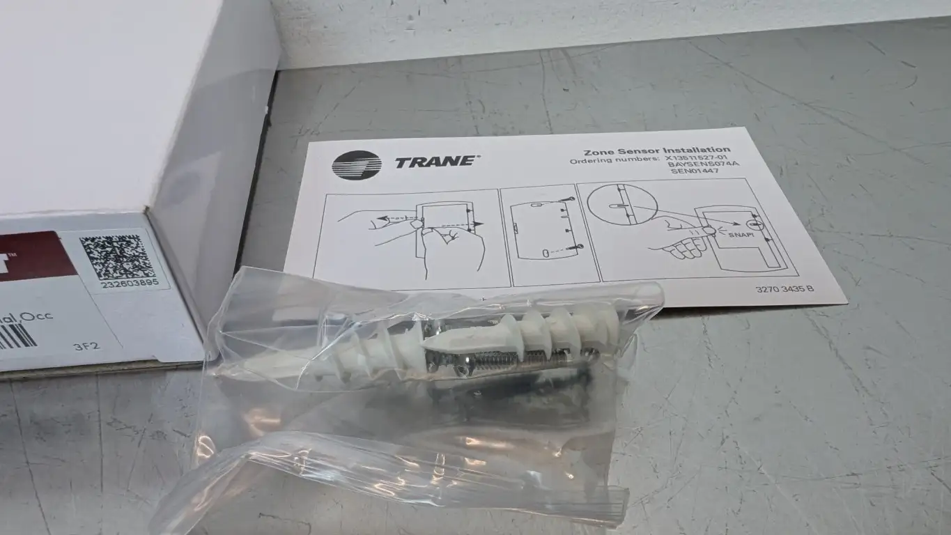 Trane X13511527-01 Wired Zone Sensor BAYSENS074A SEN01147 Rev E 50-85°F 10k ohm - Image 4