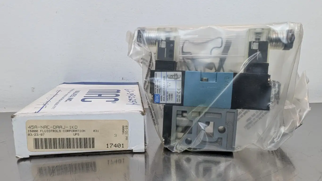 MAC 45A-NAC-DAAJ-1KD Solenoid Valve 120PSI 110/120VAC 5.4W