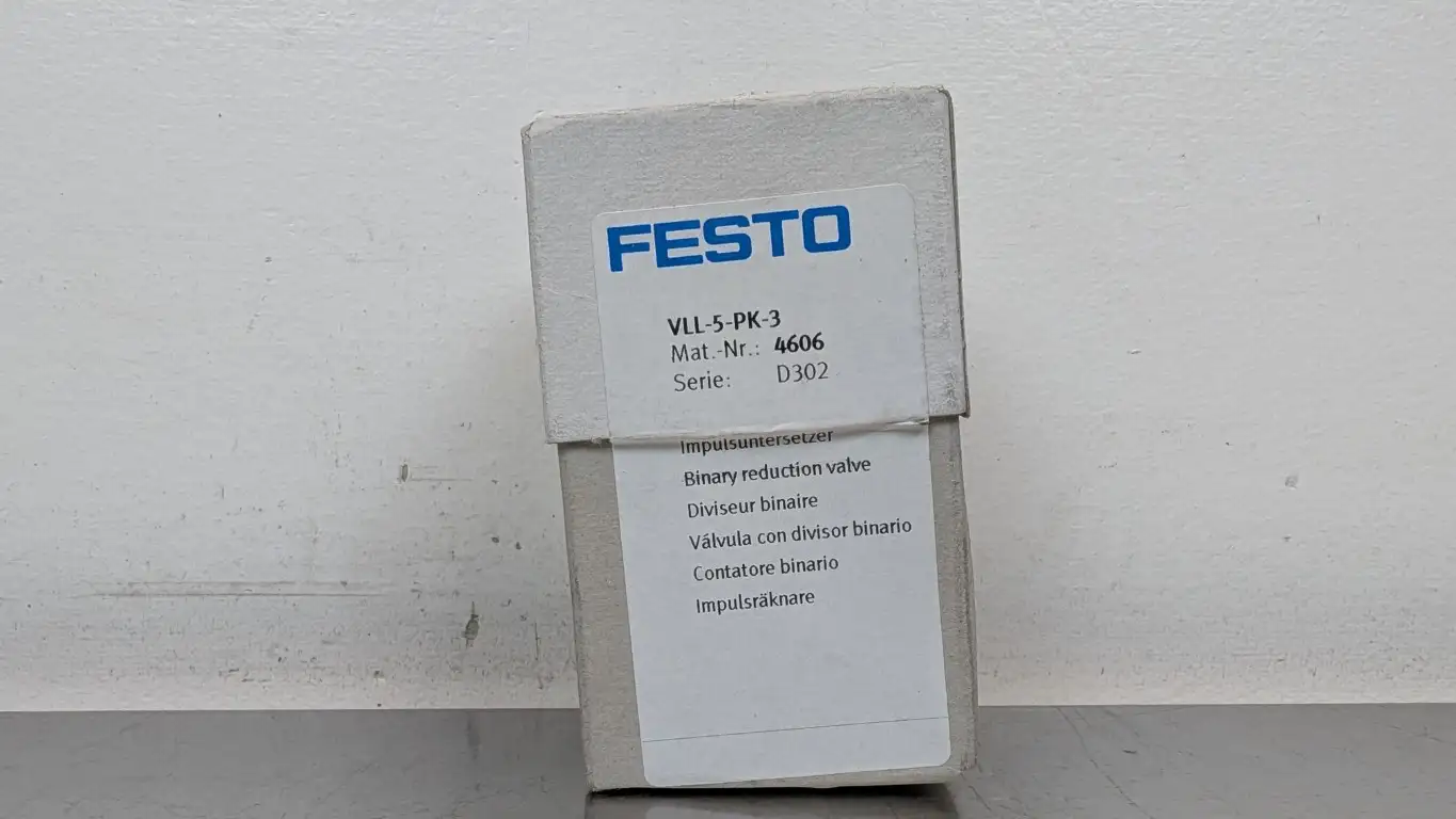 Festo VLL-5-PK-3 Binary Reduction Valve 4606 Ser D302