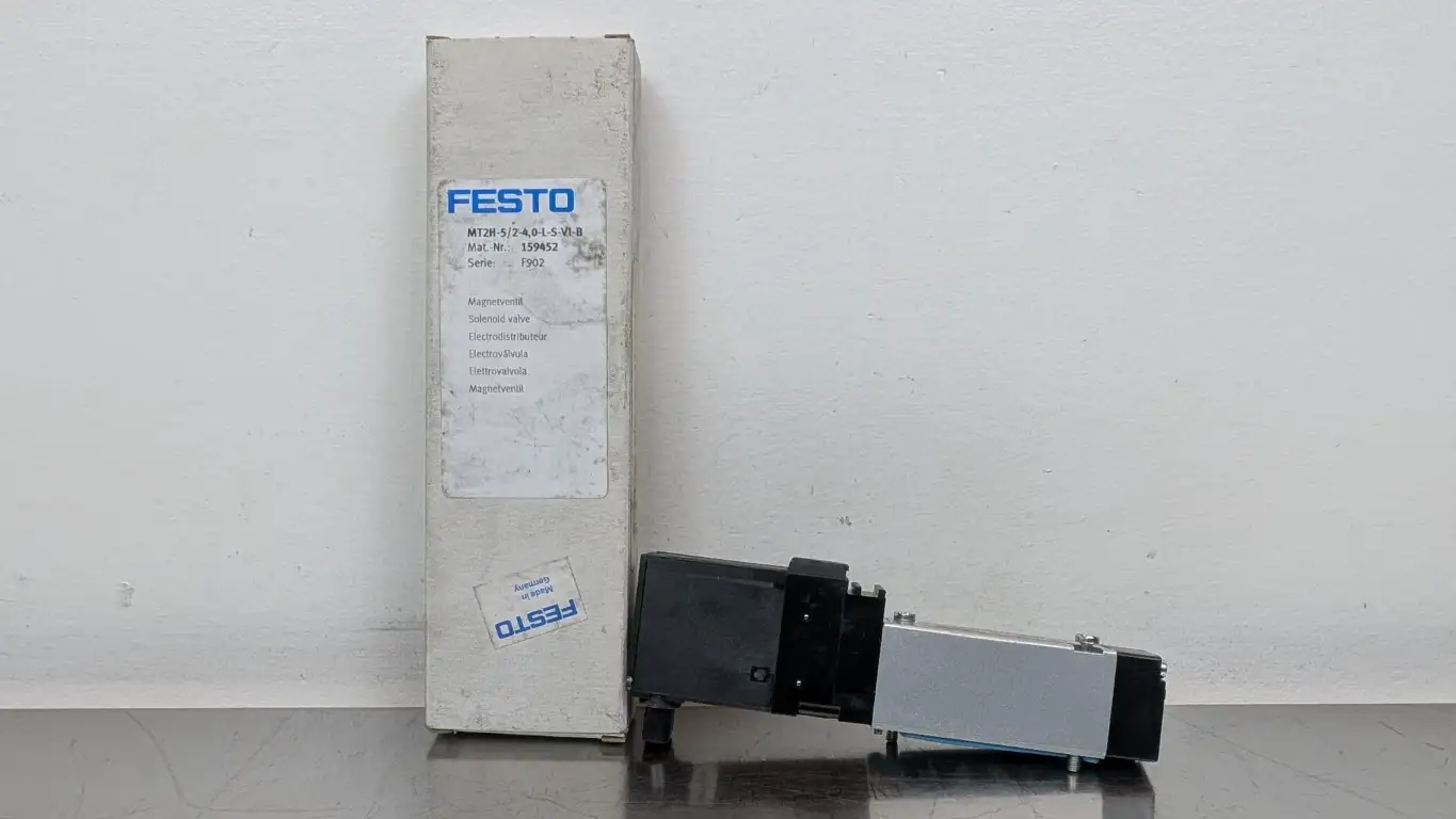 Festo MT2H-5/2-4,0-L-S-VI-B Solenoid Valve 159452 Ser F902 24VDC