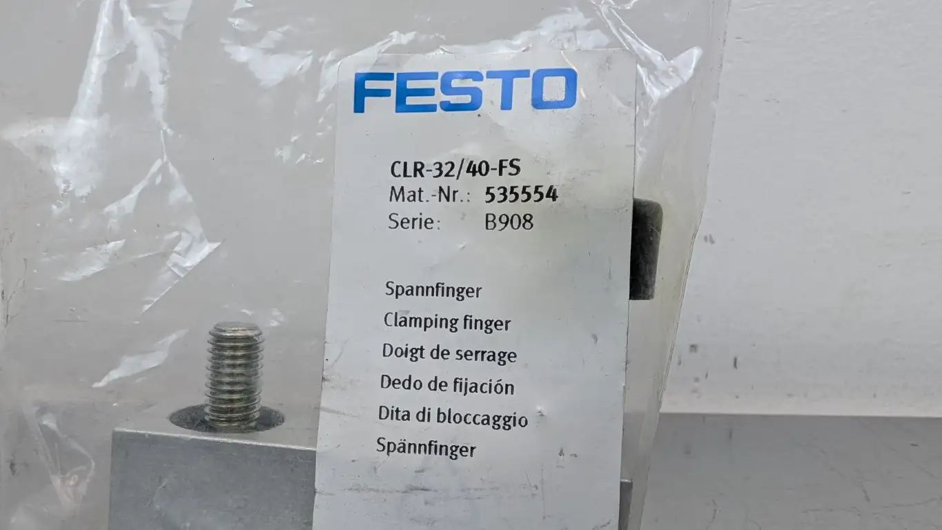 Festo CLR-32/40-FS Clamping Finger 535554 Ser B908 - Image 3