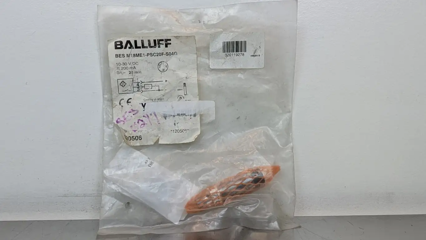 Balluff BES02Y7 Proximity Sensor BES M18ME1-PSC20F-S04G 20mm 10-30VDC 200mA
