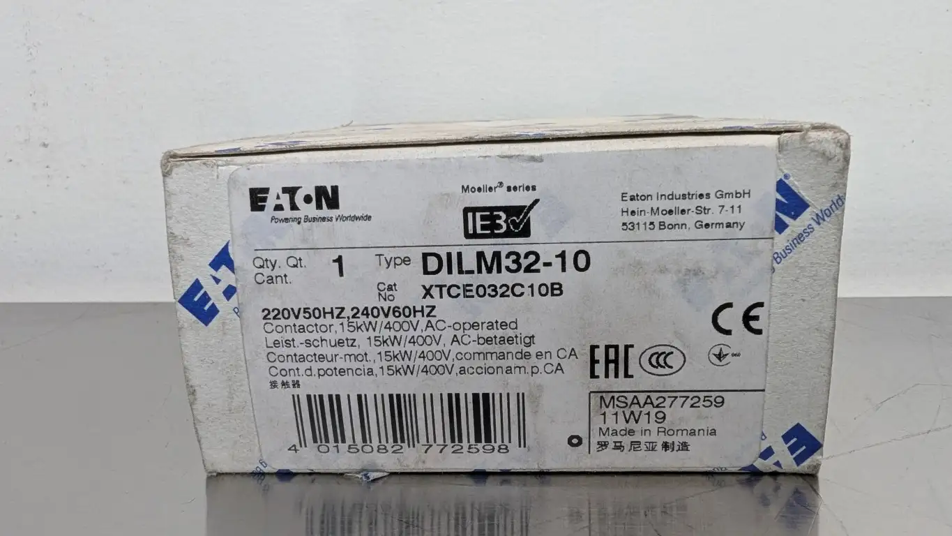 Eaton DILM32-10 Contactor XTCE032C10B 220/240VAC Coil Moeller 400V - Image 4