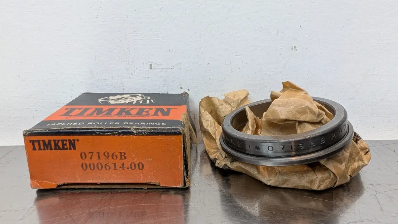 Timken 07196B Tapered Roller Bearing Cup 1.9687″ OD .3750″ Wide