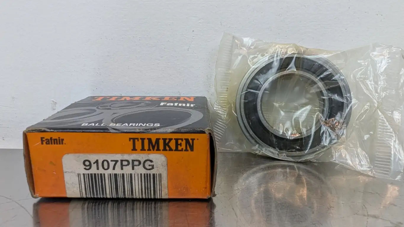 Timken 9107PPG Radial Angular Contact Bearing 35mm ID 62mm/Snapring 67.5mm OD 14mm Wide