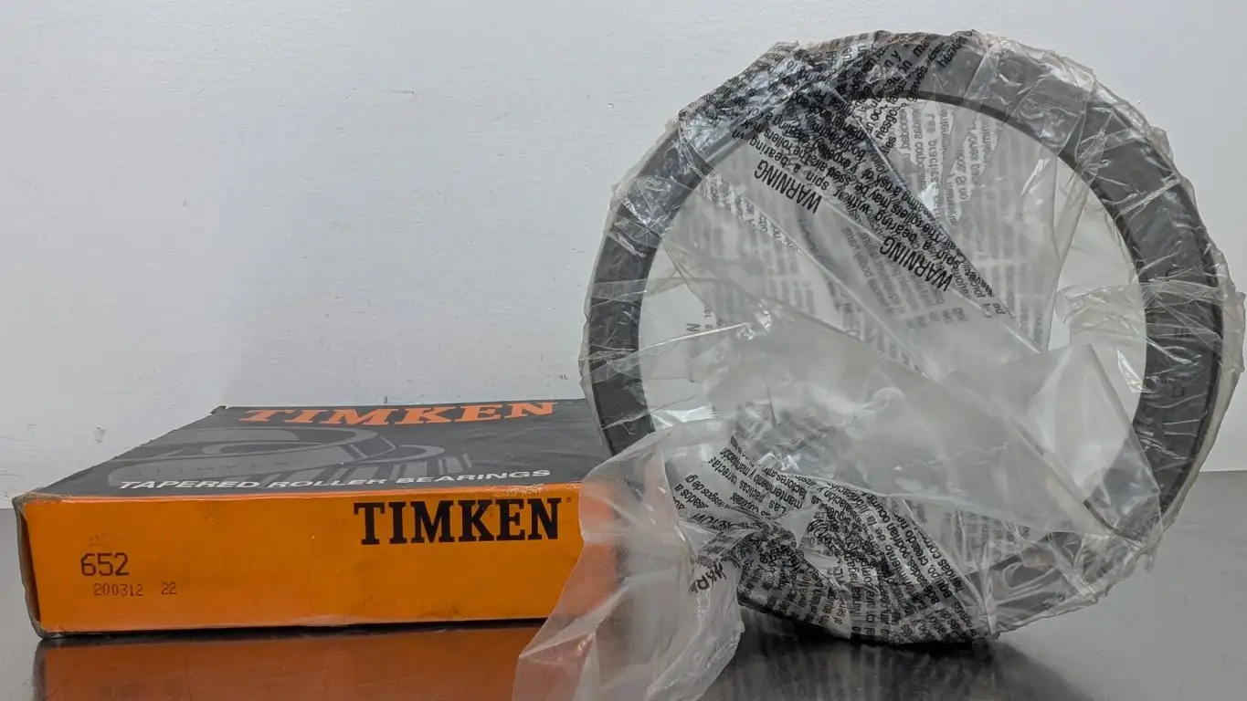 Timken 652 Tapered Roller Bearing Cup 6″ OD 1.25″ Wide 5.57″ B-OD 5.28″ F-OD
