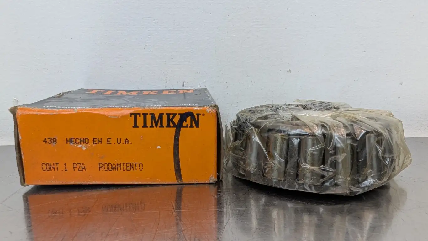 Timken 438 Tapered Roller Bearing Cone 1-3/4″ ID 1.1772″ Wide 2.24″ B-OD 2.01″ F-OD