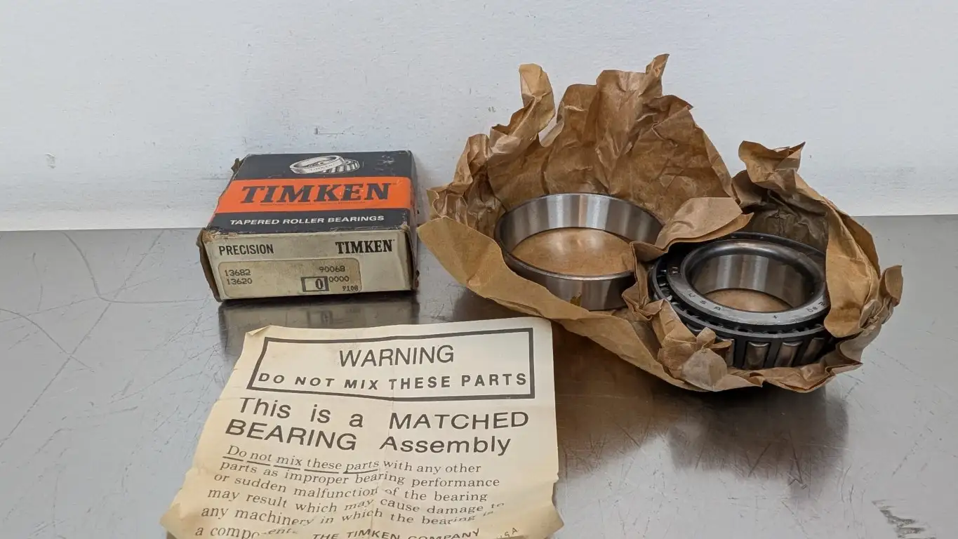 Timken 13682 13620 Tapered Roller Bearing Set 1-7/16″ ID .75″ Wide 1.89″ B-OD 1.63″ F-OD