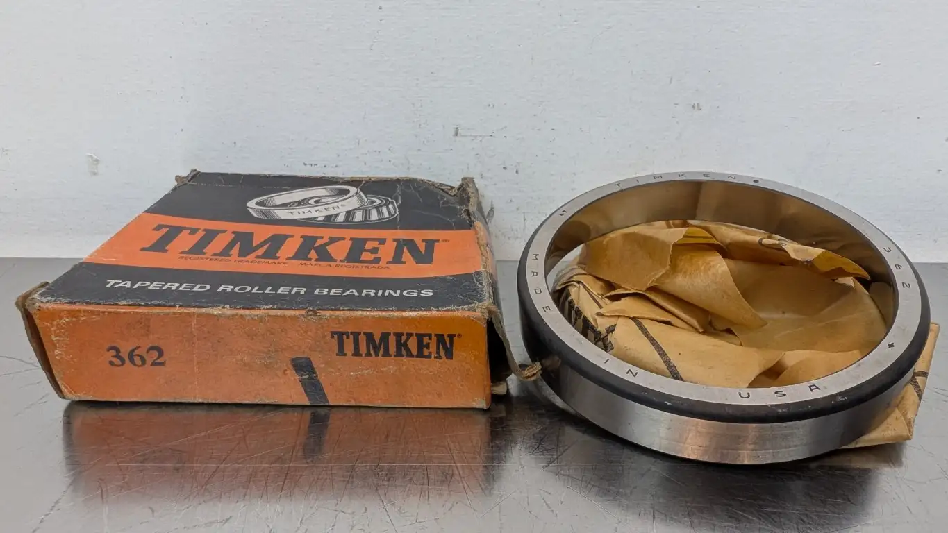 Timken 362 Tapered Roller Bearing Cup 3.5433″ OD .625″ Wide 3.19″ B-OD 3.34″ F-OD