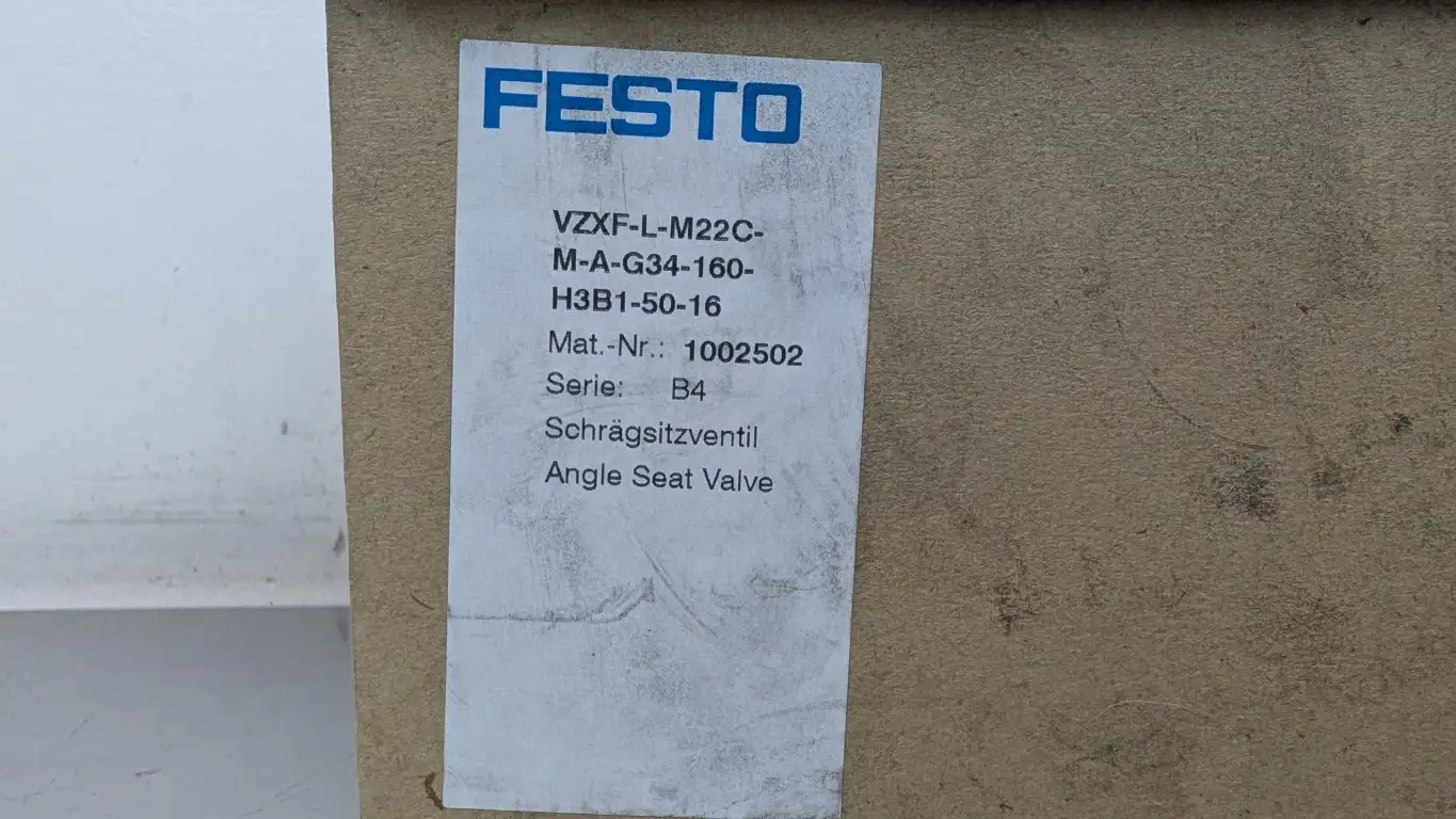 Festo VZXF-L-M22C-M-A-G34-160-H3B1-50-16