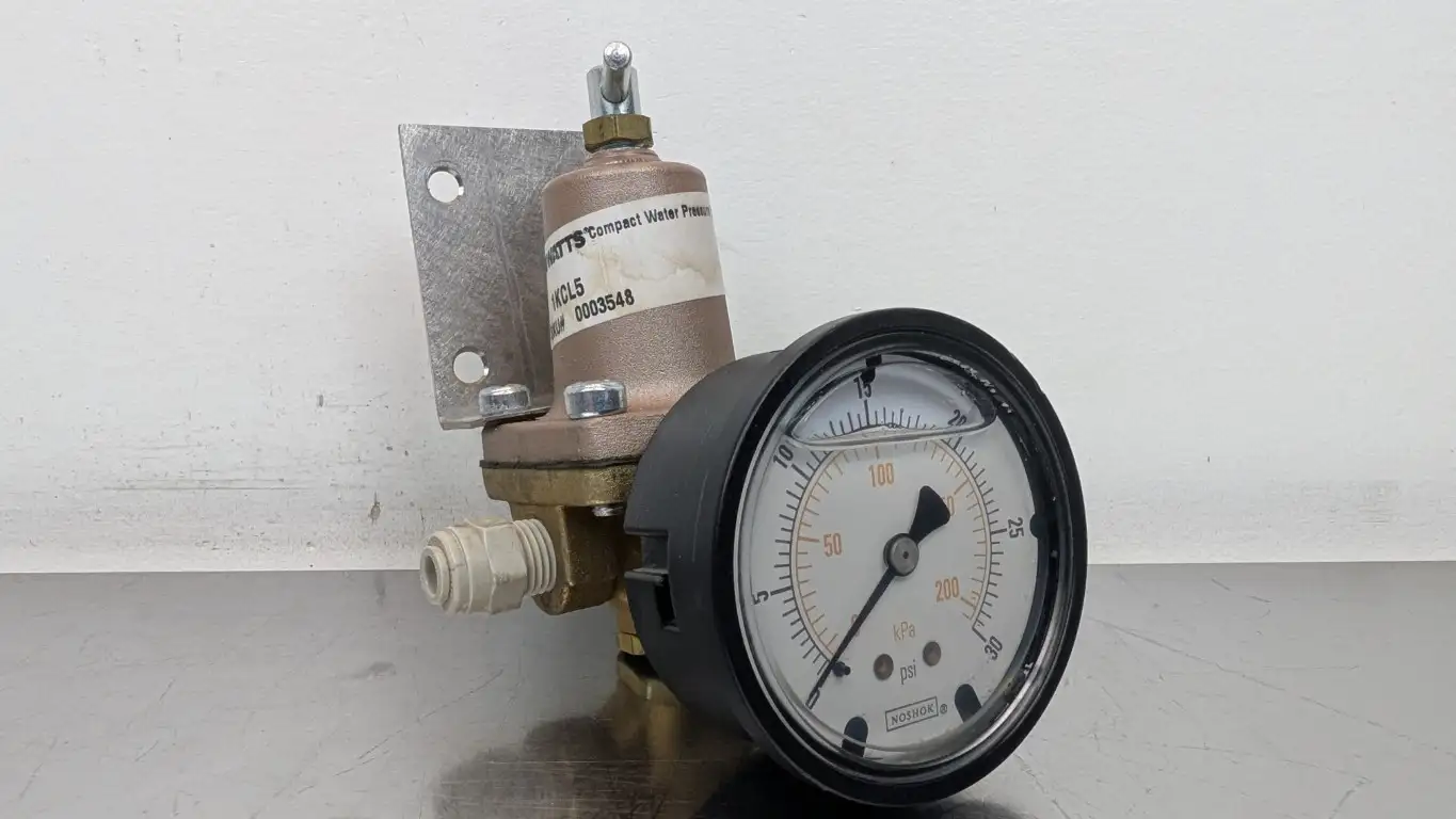 Watts 0003548 1KCL5 Compact Water Pressure Regulator Noshok 0-30PSI