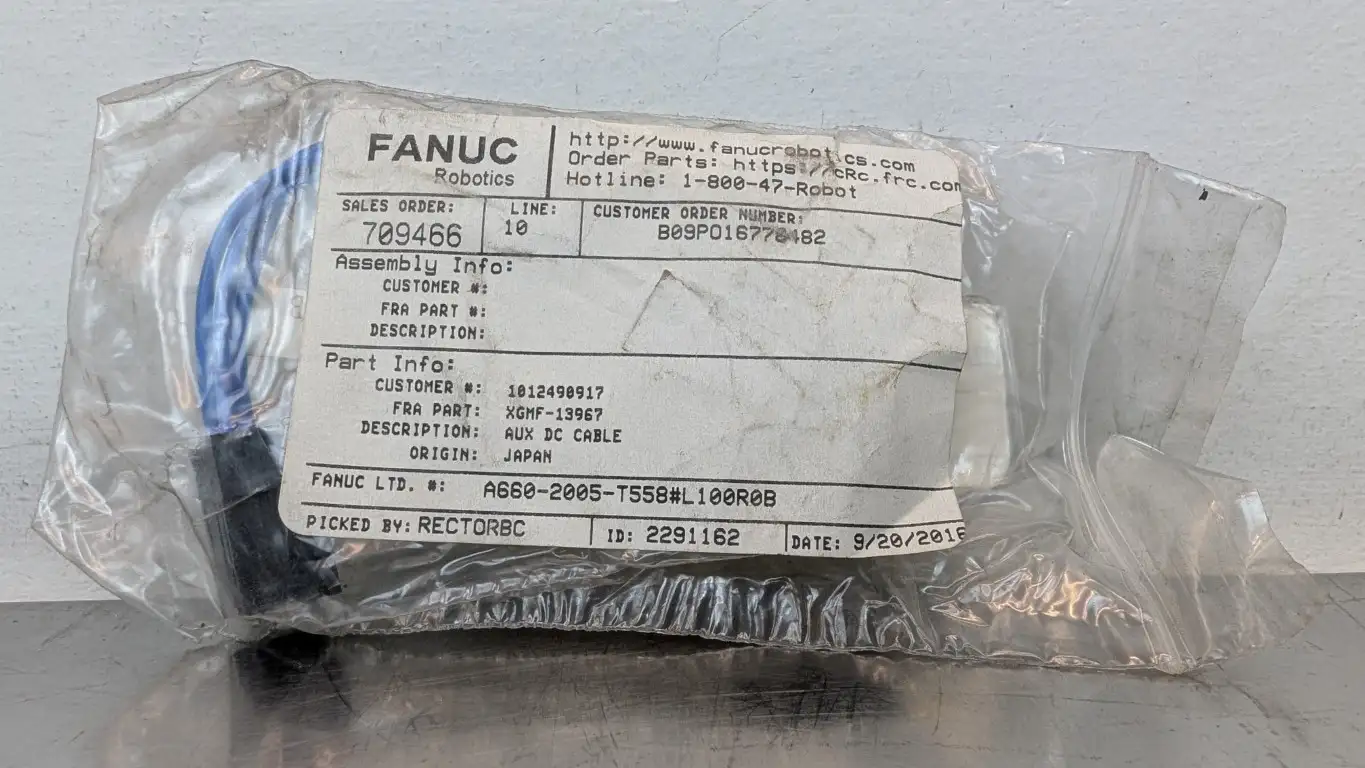 Fanuc A660-2005-T558#L100R0B Auxiliary DC Cable