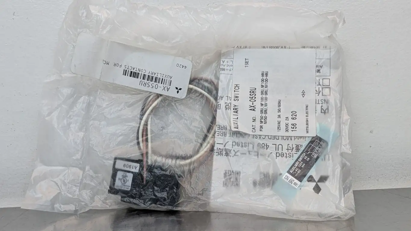 Mitsubishi AX-05SRU Auxiliary Switch 125VAC 2A