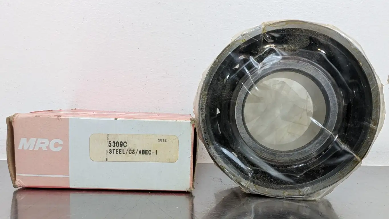 MRC 5309C Double Row Angular Contact Bearing 45mm ID 100mm OD 1.5625″ Wide 30°