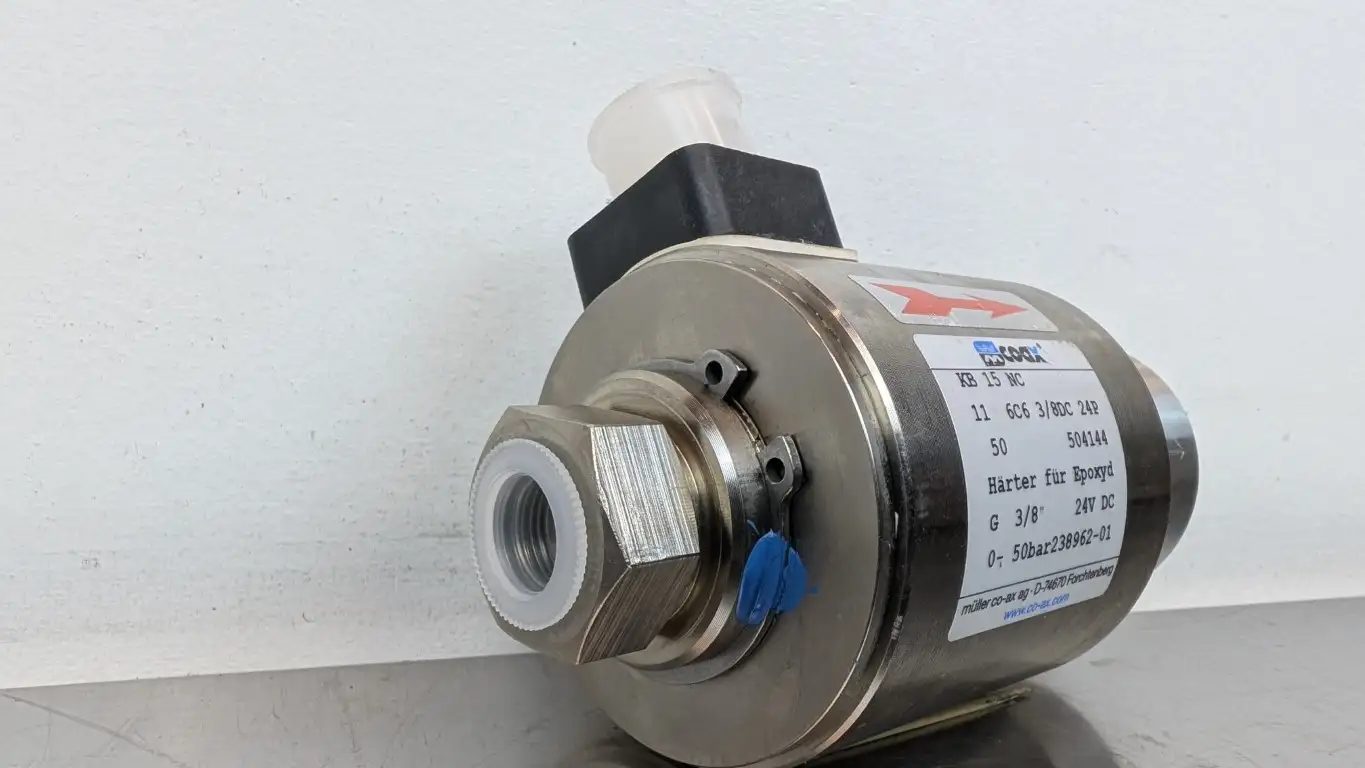 Coax KB 15 NC High Pressure Coaxial Valve KB15NC 24VDC 3/8" NC 0-50bar - Image 2