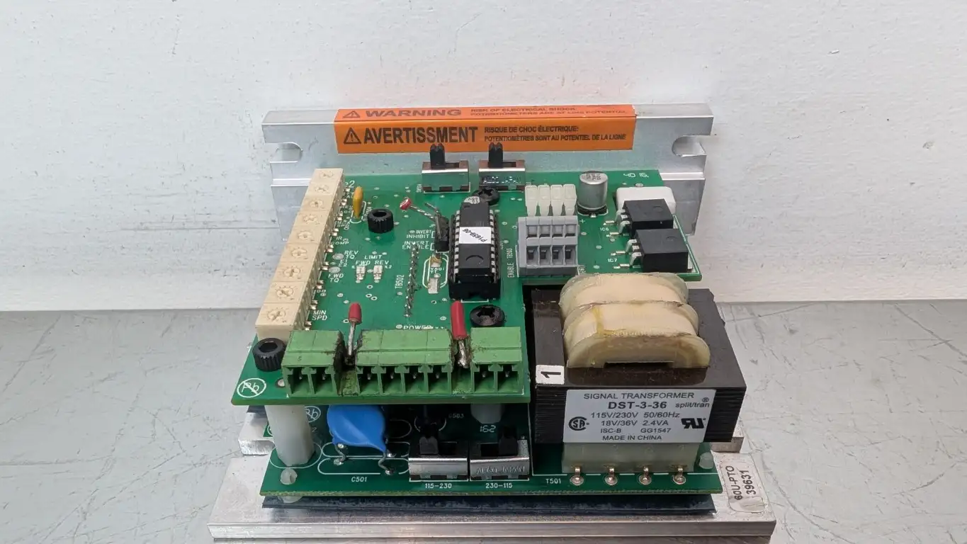 Minarik RG60U DC Motor Controller 115/230VAC 7.5A to 0-90/0-180VDC 5A