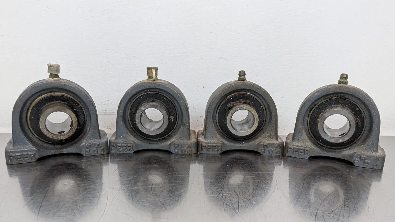4 Pack Peer PA204 Pillow Block Bearing UC204-12 3/4″ ID