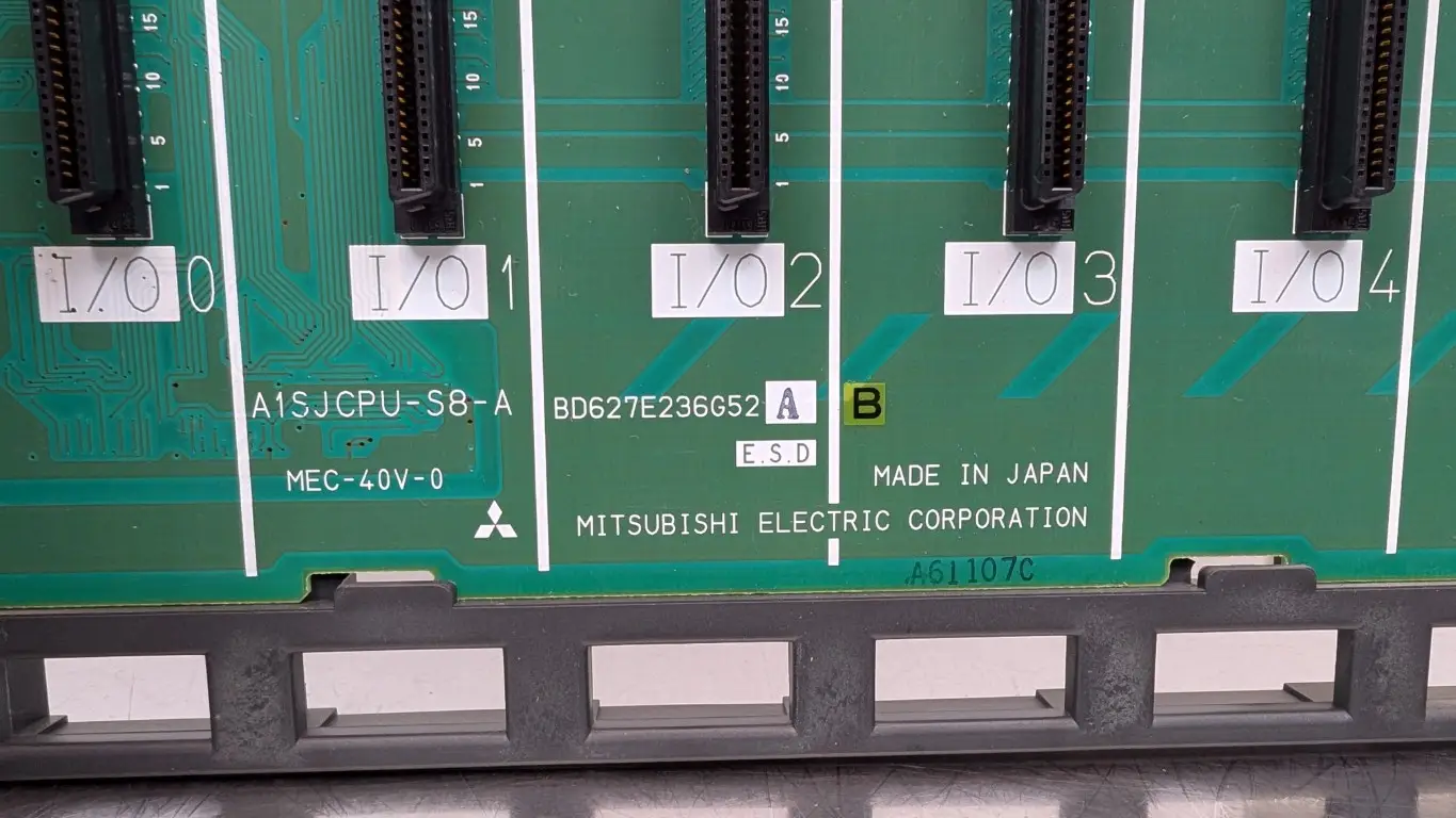 Mitsubishi A1SJCPU-S8 PLC CPU and Base 100-120/200-240VAC 5VDC 3A - Image 6