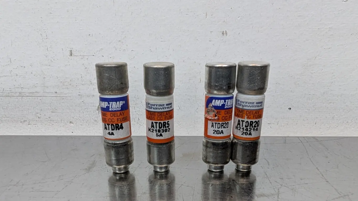 Mixed 4 Pack Ferraz Shawmut ATDR20 Time Delay Fuse ATDR5 ATDR4 Amp Trap CC