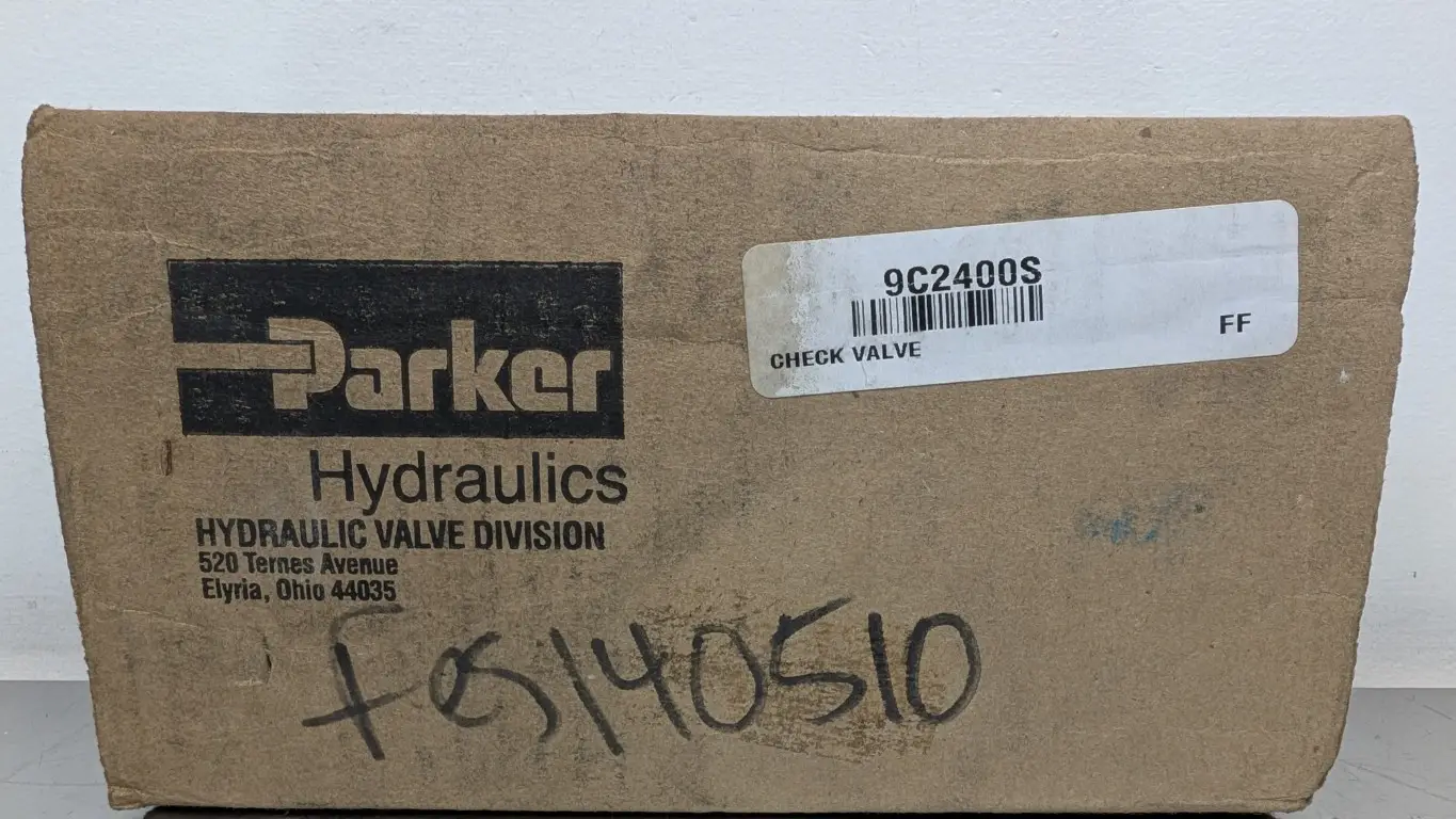 Parker 9C2400S Colorflow Check Valve 100 g/min 1-1/2″ 5000 PSI C-Series Factory Sealed