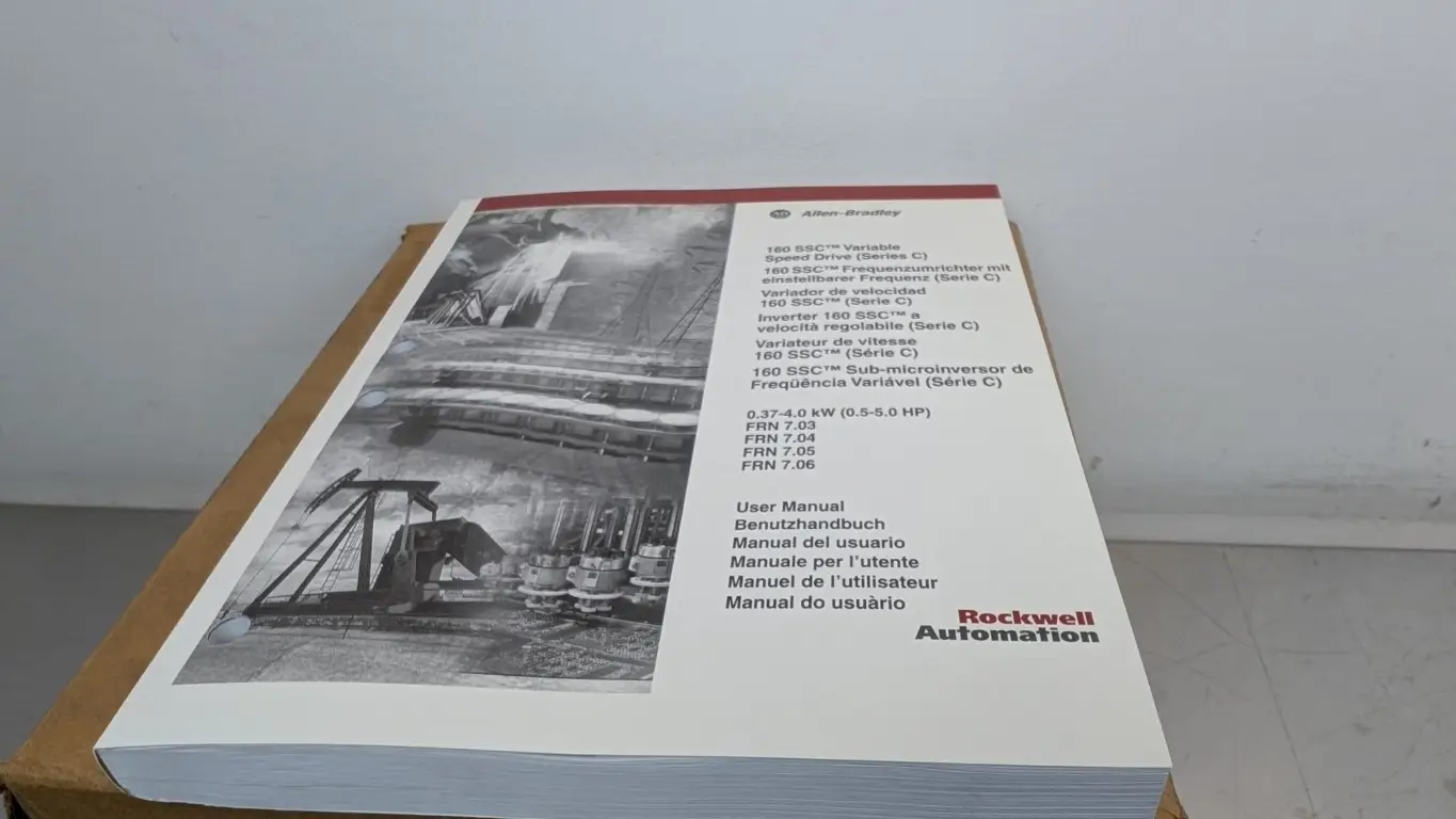 Allen-Bradley 160-AA08NSF1P1 Variable Spead Drive Ser C FRM 7.06 200-240VAC 9.4A to 200-230 8A 0-240Hz 2 HP - Image 9
