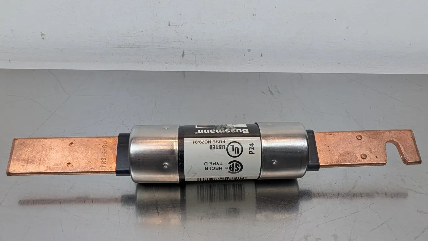 Bussmann FRS-R-80 Dual Element Time Delay Fuse Fusetron 600VAC/300VDC 80A RK5 - Image 2