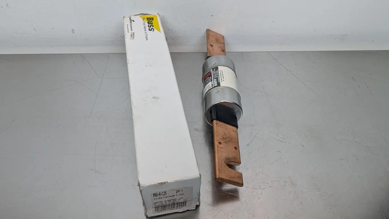 Bussmann FRS-R-125 Dual Element Time Delay Fuse Fusetron 600VAC/300VDC 125A RK5