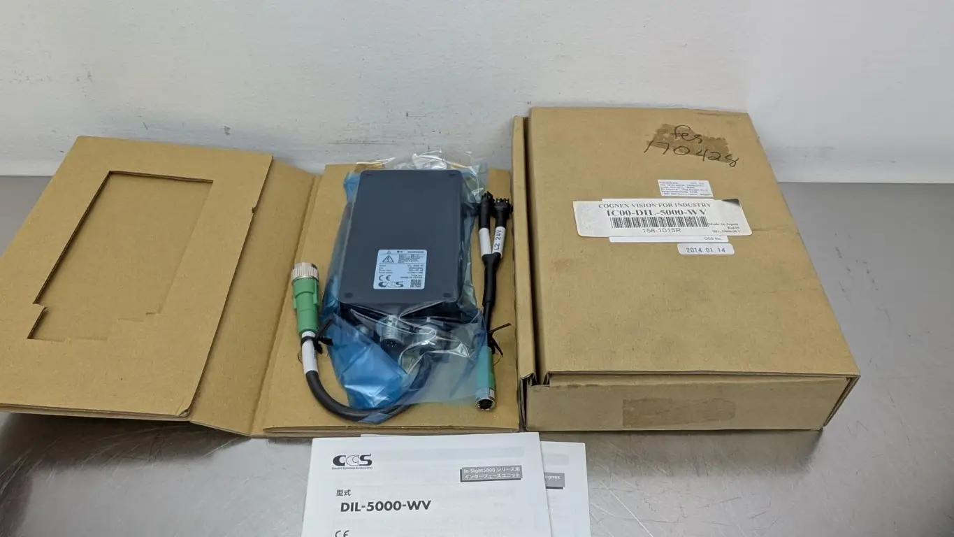 Cognex IC00-DIL-5000-WV Power Supply In-Sight5000 24VDC 4W 12/24VDC 28W