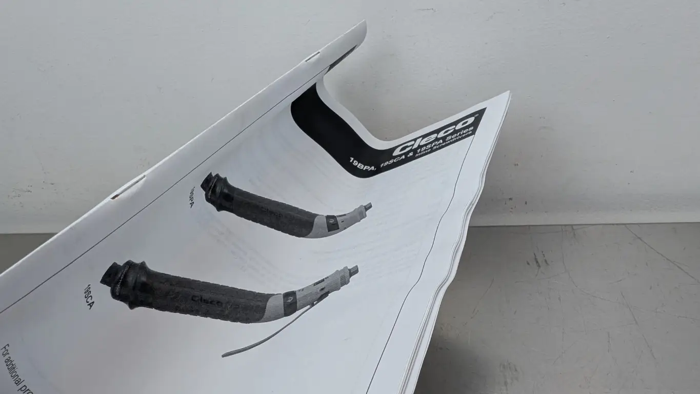 Cleco 19SPA02Q Inline Screwdriver 1/4" Quck Change 5-19in.-lbs./0.6-2.1Nm 2800 RPM - Image 7