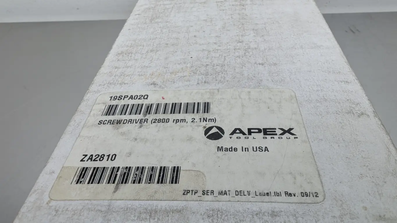 Cleco 19SPA02Q Inline Screwdriver 1/4" Quck Change 5-19in.-lbs./0.6-2.1Nm 2800 RPM - Image 8