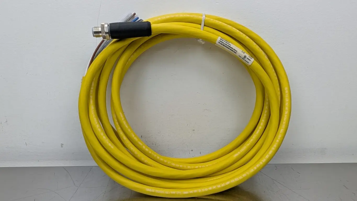 Murr Elektronik 7700-P4201-U0D0500 Cordset 63VDC 12A M12 Male 5-Pin 5-Wire 5m