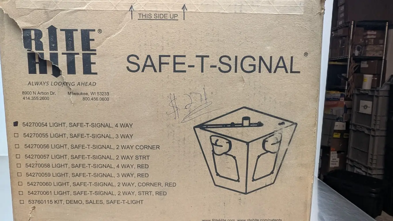 Rite-Hite 54270054 Safe-T-Signal Traffic Warning System 100-240VAC 4-Way - Image 5