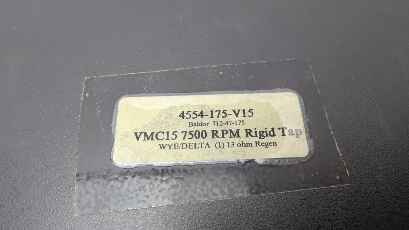 Baldor 712-47-175-SOO1 Spindle Drive 0712033 SWEO Fadal VMC15 230VAC 38A 230VAC 10 HP - Image 10