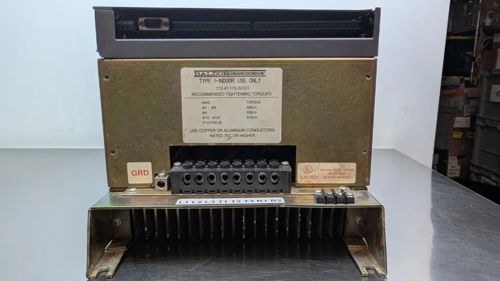 Baldor 712-47-175-SOO1 Spindle Drive 0712033 SWEO Fadal VMC15 230VAC 38A 230VAC 10 HP - Image 12