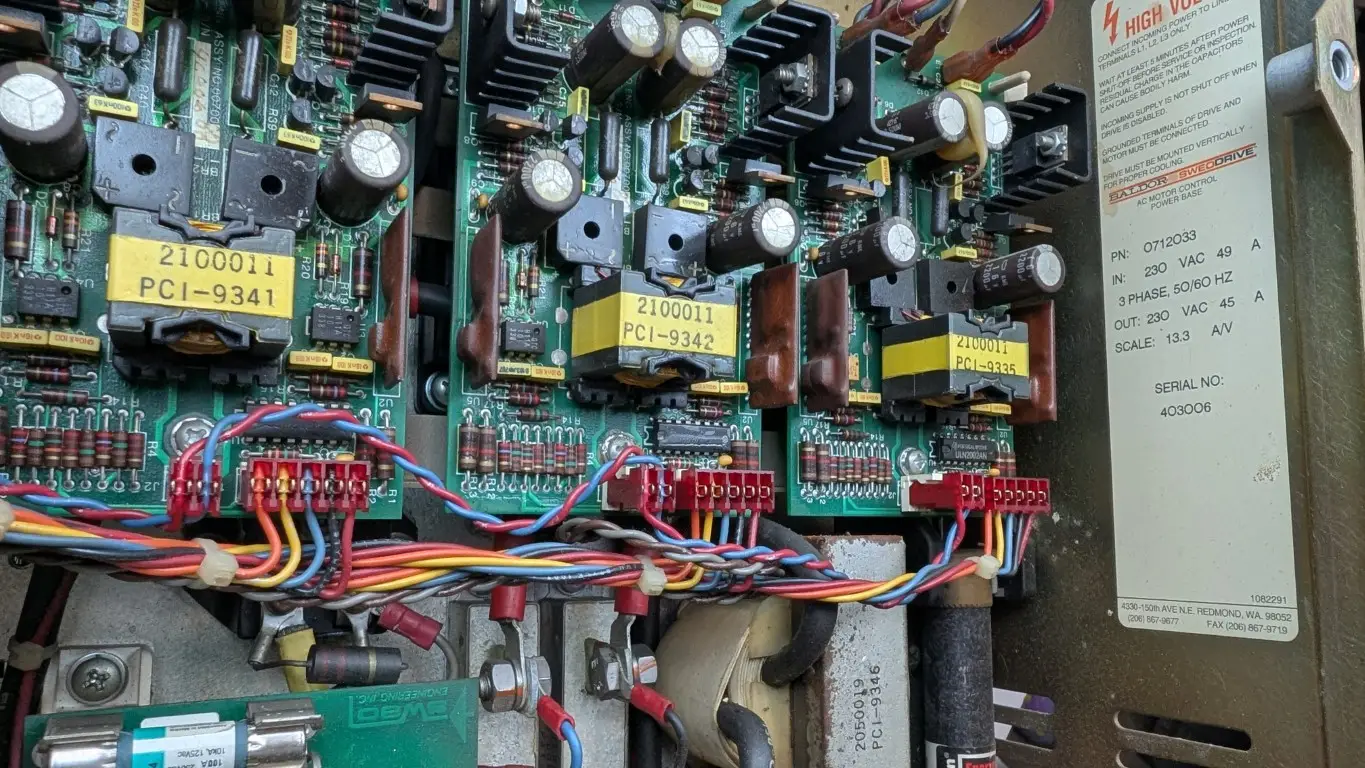 Baldor 712-47-175-SOO1 Spindle Drive 0712033 SWEO Fadal VMC15 230VAC 38A 230VAC 10 HP - Image 6