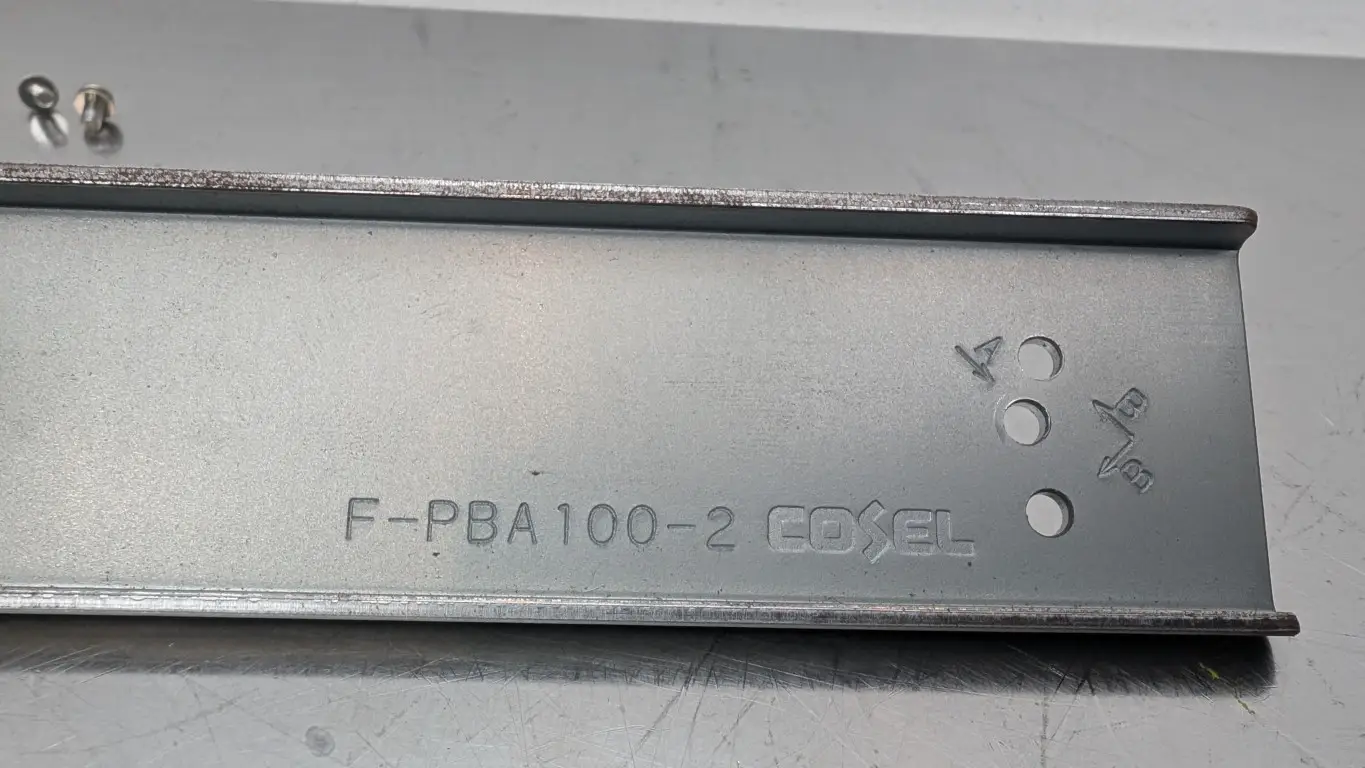 Cosel F-PBA100-2 Mounting Bracket for Power Supply Right Angle - Image 3