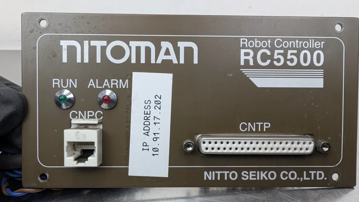 Nitto Seiko RC5500 Robot Controller CNTP CNPC Run Alarm Panel - Image 5